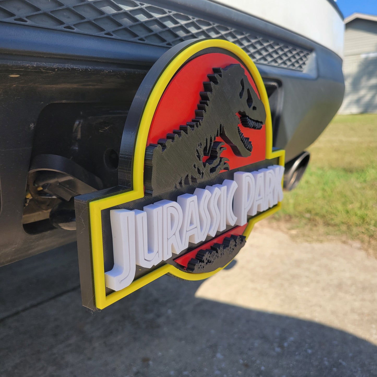 Jurassic Park Hitch Cover